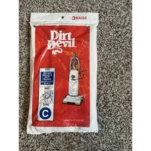 Dirt Devil 3-700147-001 Upright Type C Vacuum Cleaner Bags 3-Pack